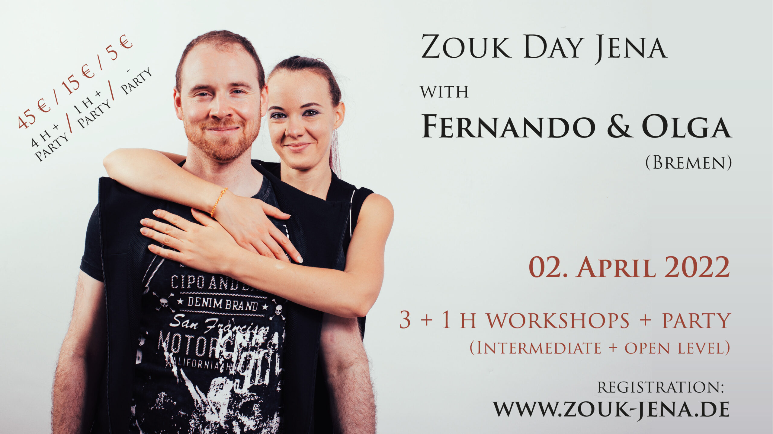 You are currently viewing Zouk Day Jena – Fernando & Olga