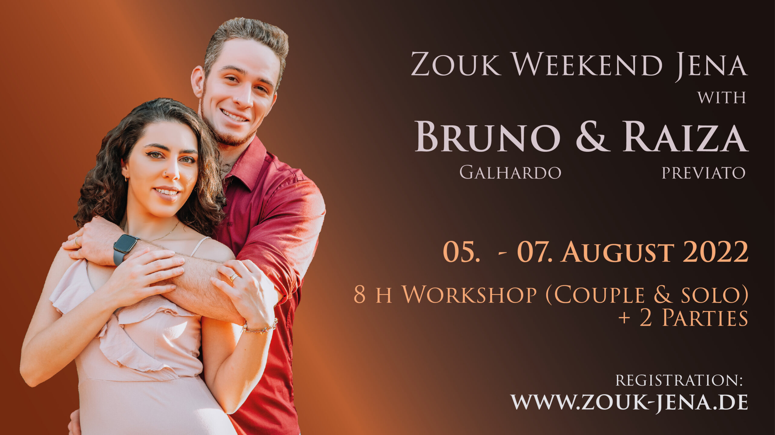 You are currently viewing Zouk Weekend Jena with Bruno and Raiza
