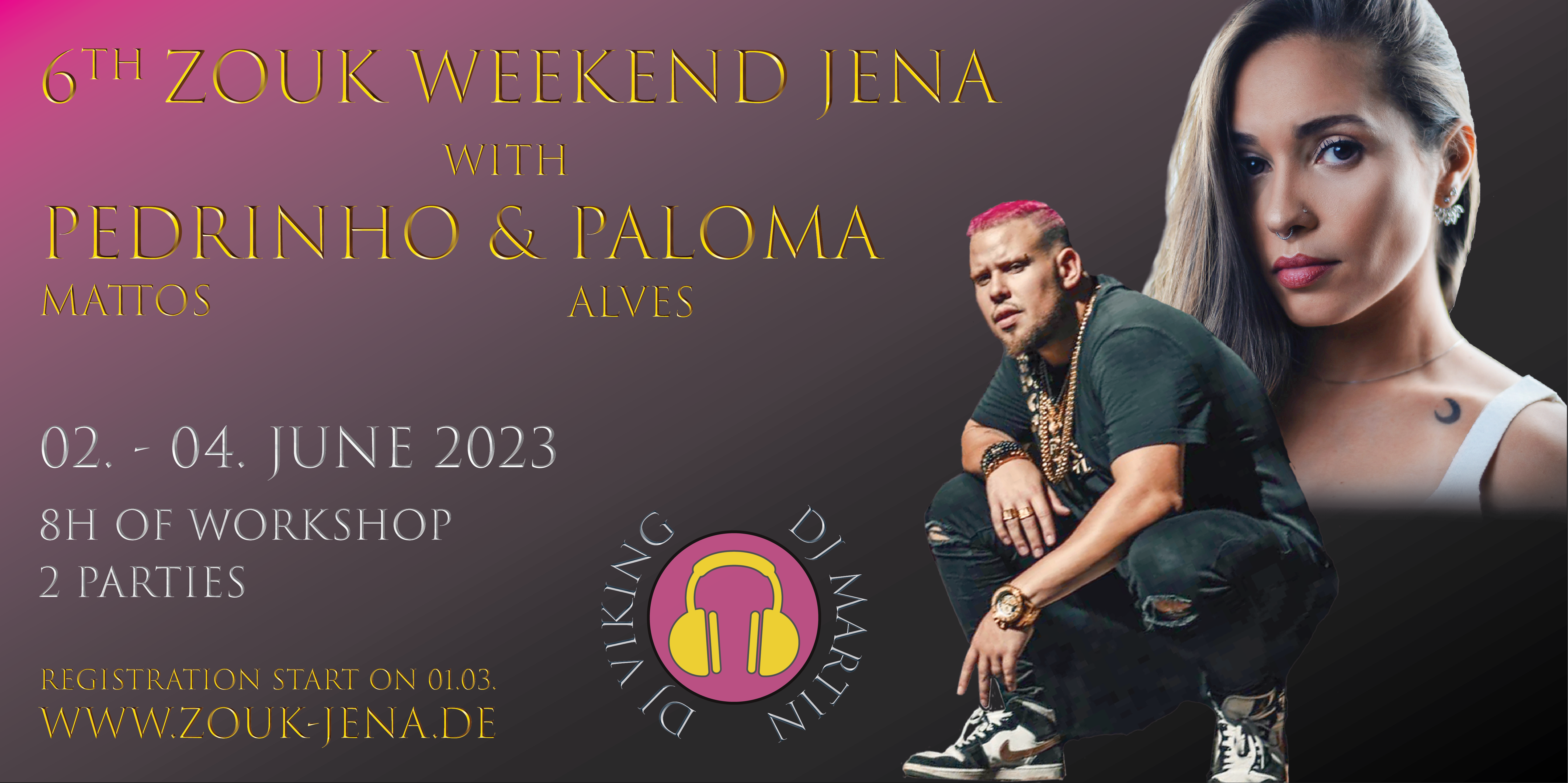 You are currently viewing Zouk Weekend Jena with Paloma and Pedrinho