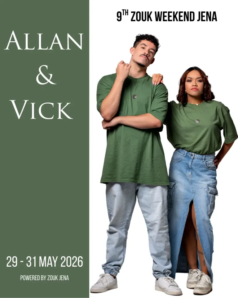 Vick Lima und Allan Maia tanzen Brazilian Zouk in Jena.
